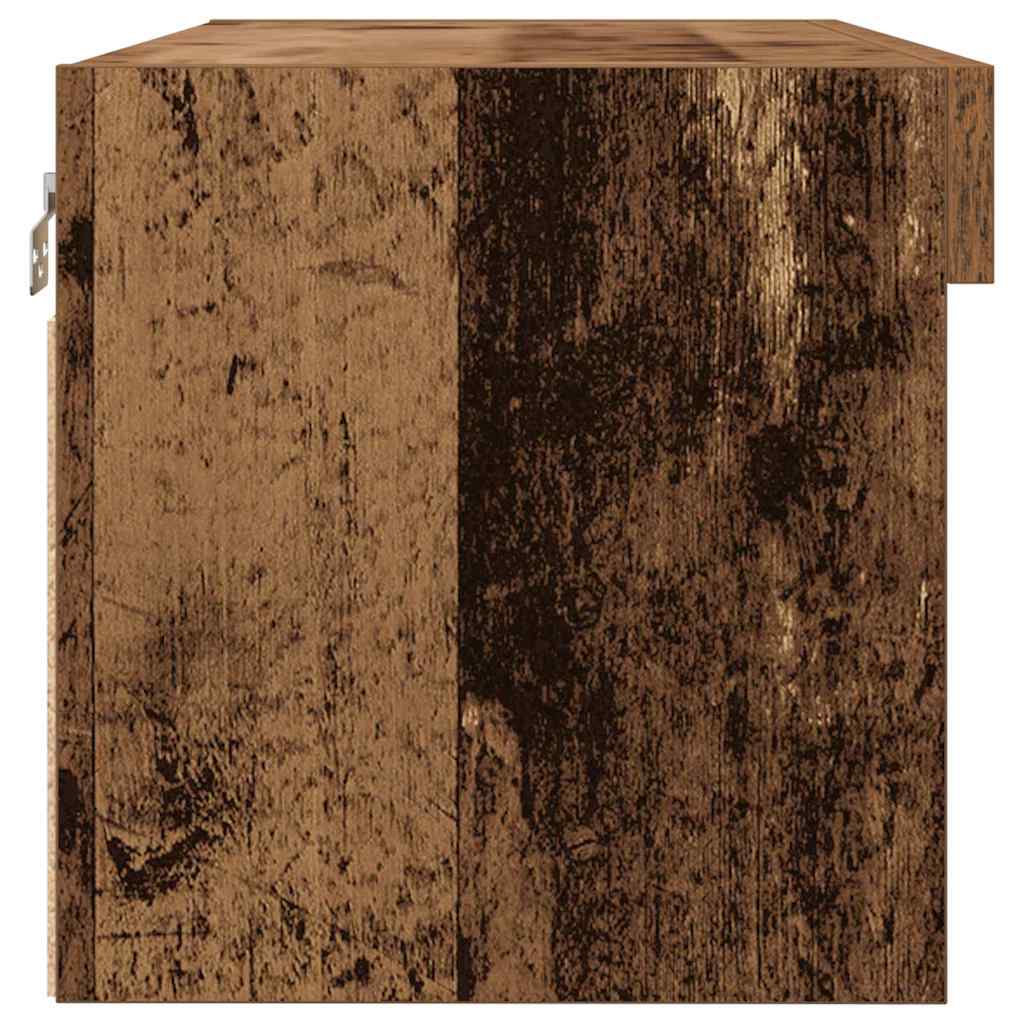 TV Cabinet 2 pcs Old wood 80 x 30 x 30 cm Engineered Wood