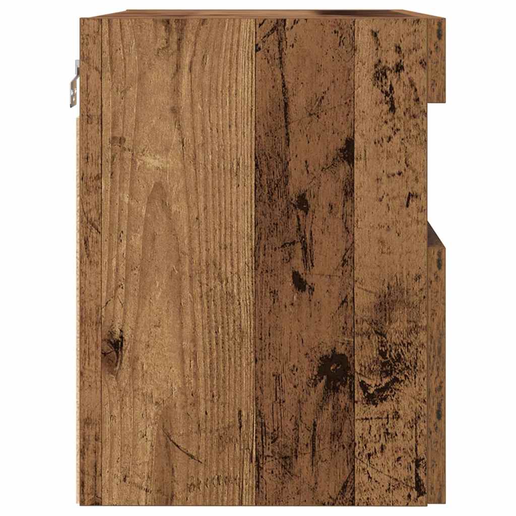 TV Wall Cabinet Old wood 60 x 30 x 40 cm Engineered Wood