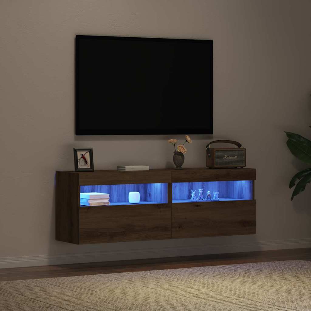 TV Wall Cabinet Artisan oak 60 x 30 x 40 cm Engineered Wood