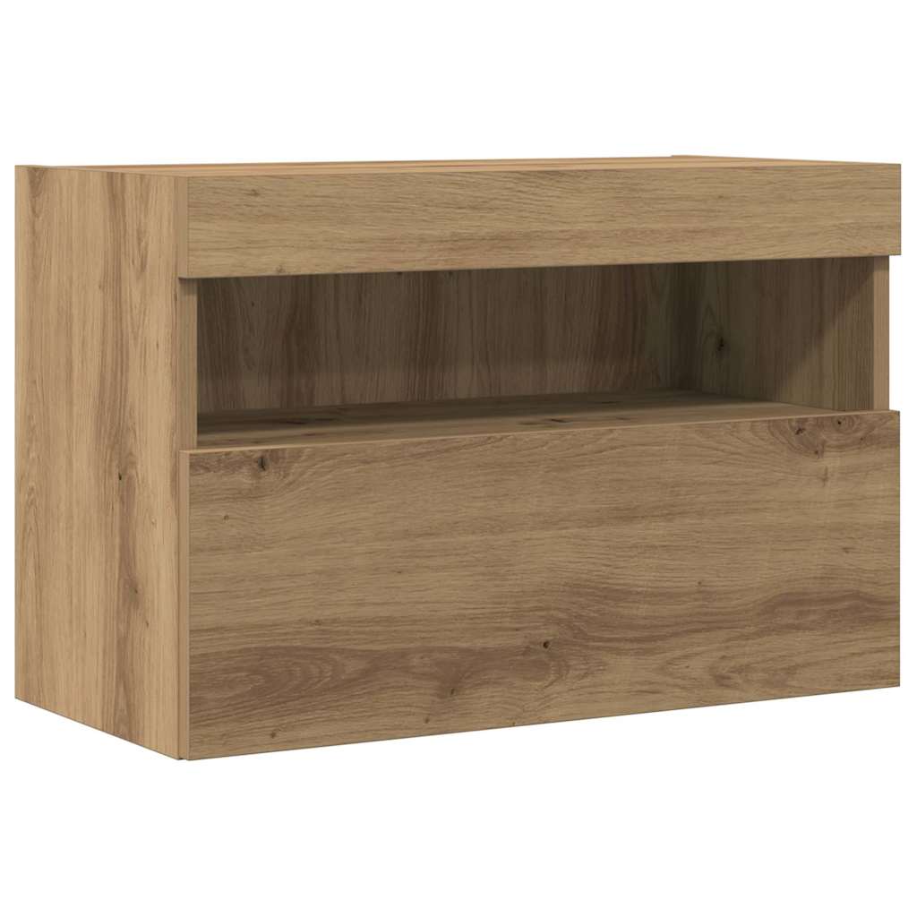 TV Wall Cabinet Artisan oak 60 x 30 x 40 cm Engineered Wood