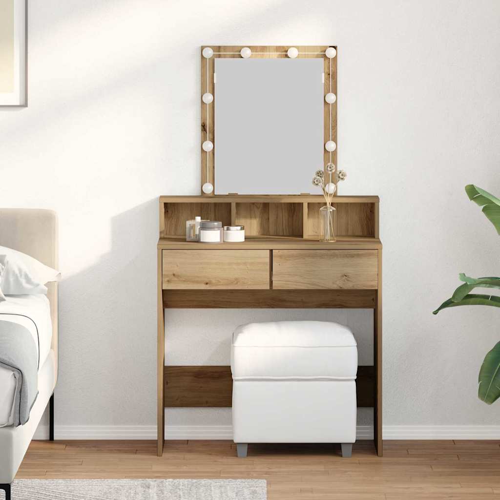Dressing Table With Led 80X41X144.5 Cm