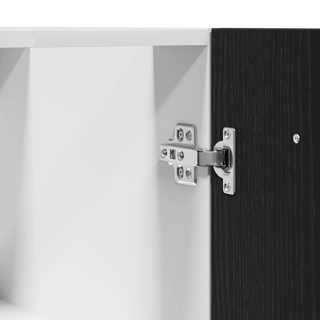 Bottom Cabinet Black Oak 60x46x81.5 cm Engineered Wood