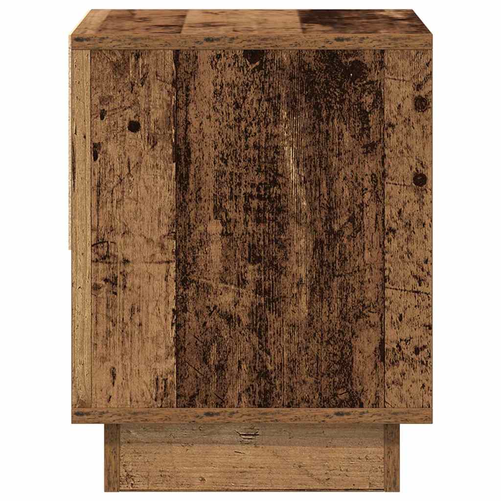 Nightstand with Drawer Old wood 45 x 34 x 44 cm Engineered wood