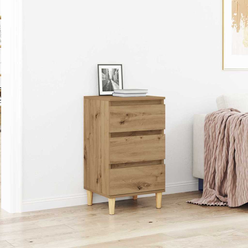Bedside Cabinet Artisan oak 40 x 35 x 70 cm Engineered wood