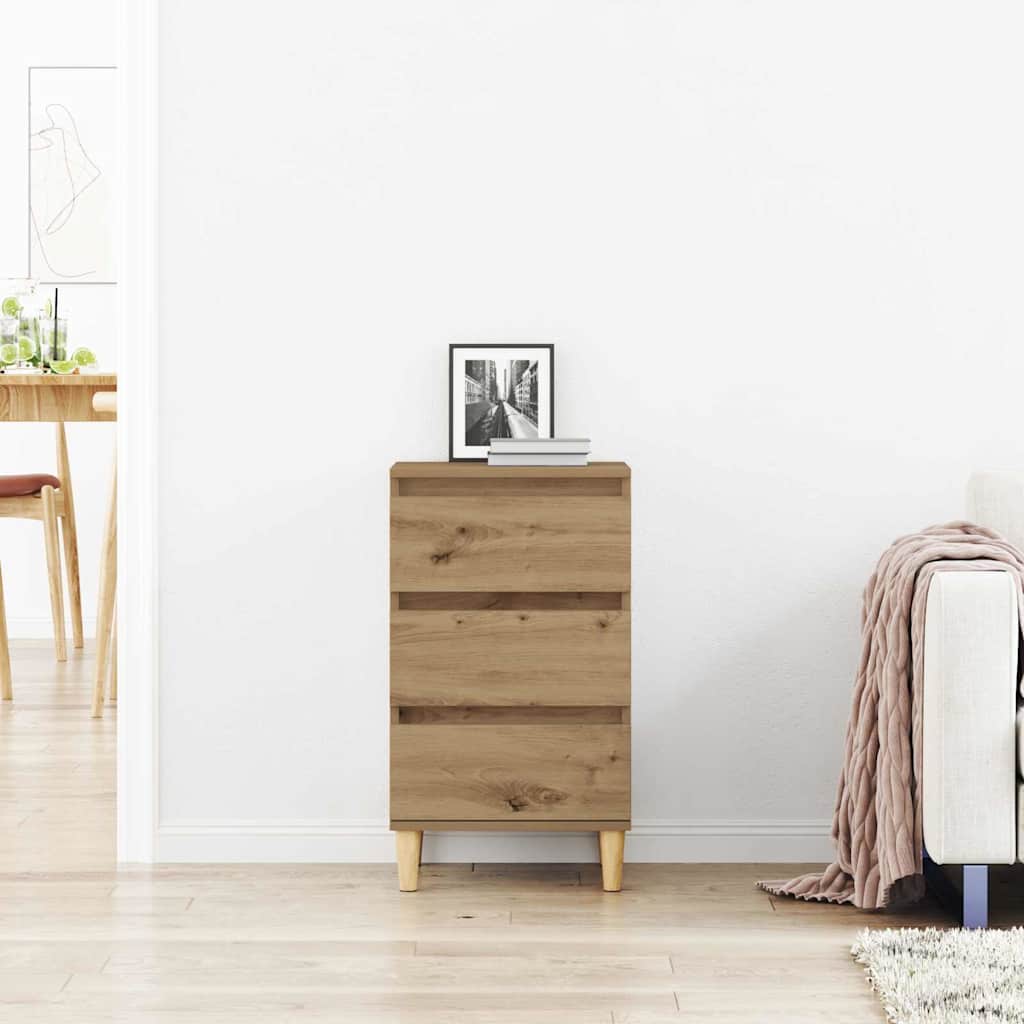 Bedside Cabinet Artisan oak 40 x 35 x 70 cm Engineered wood