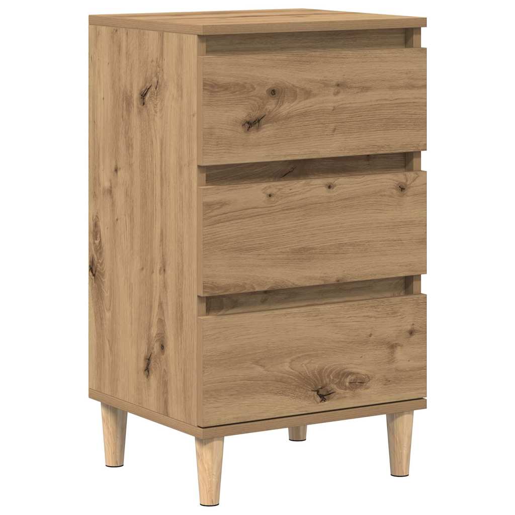 Bedside Cabinet Artisan oak 40 x 35 x 70 cm Engineered wood