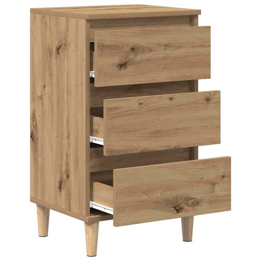 Bedside Cabinet Artisan oak 40 x 35 x 70 cm Engineered wood