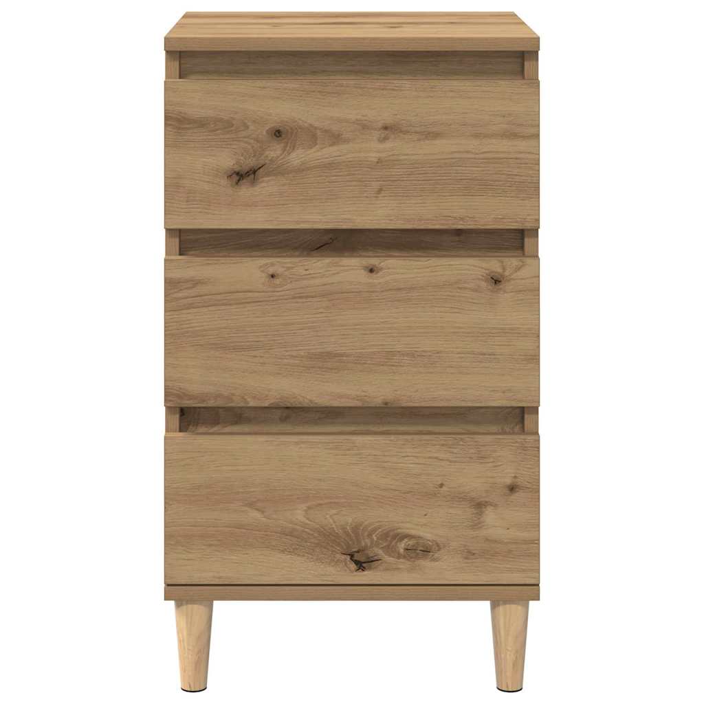 Bedside Cabinet Artisan oak 40 x 35 x 70 cm Engineered wood