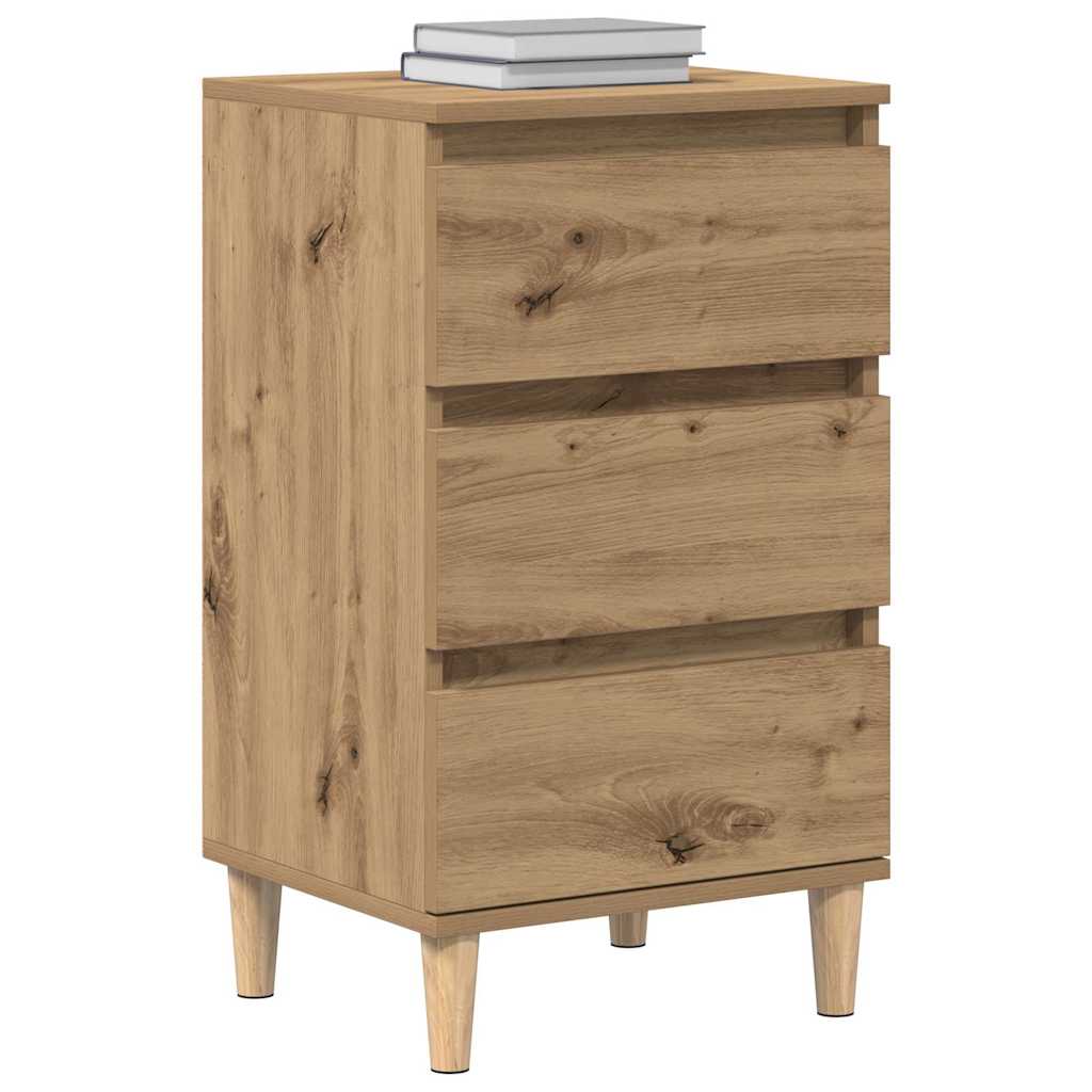 Bedside Cabinet Artisan oak 40 x 35 x 70 cm Engineered wood