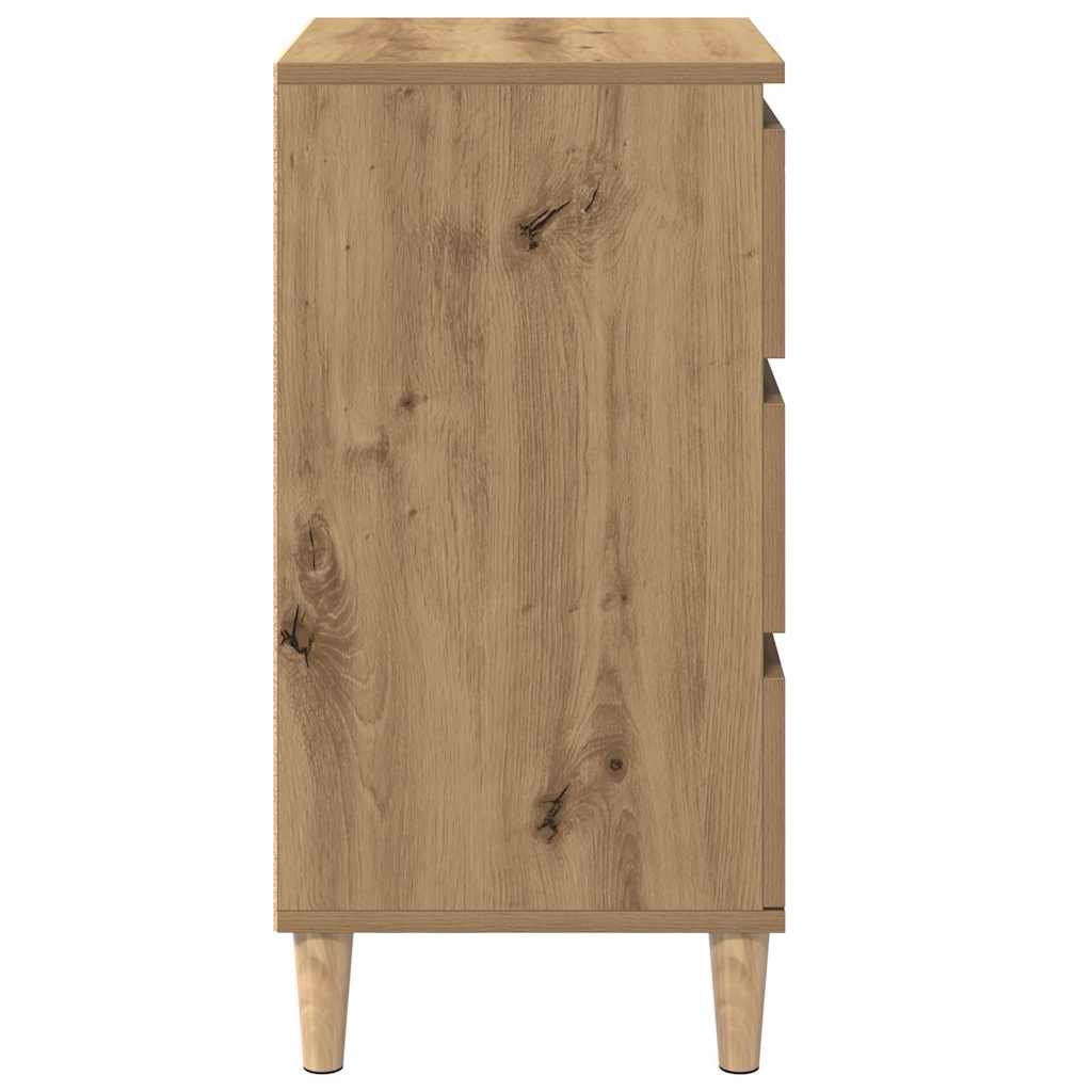 Bedside Cabinet Artisan oak 40 x 35 x 70 cm Engineered wood