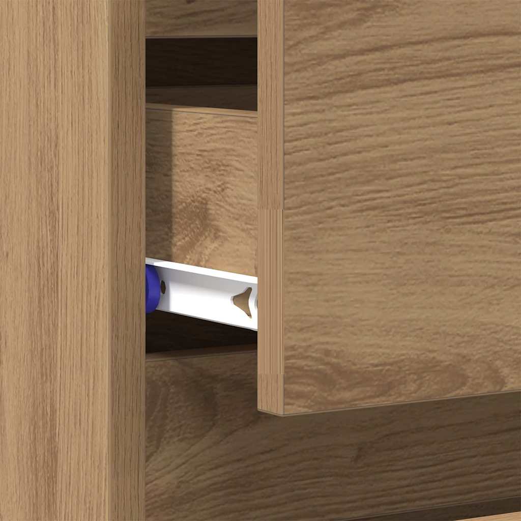 Bedside Cabinet Artisan oak 40 x 35 x 70 cm Engineered wood