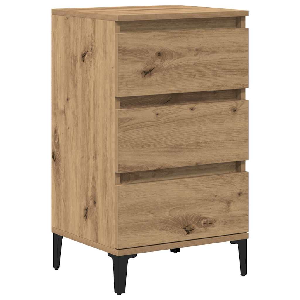 Bedside Cabinet Artisan oak 40 x 35 x 70 cm Engineered wood