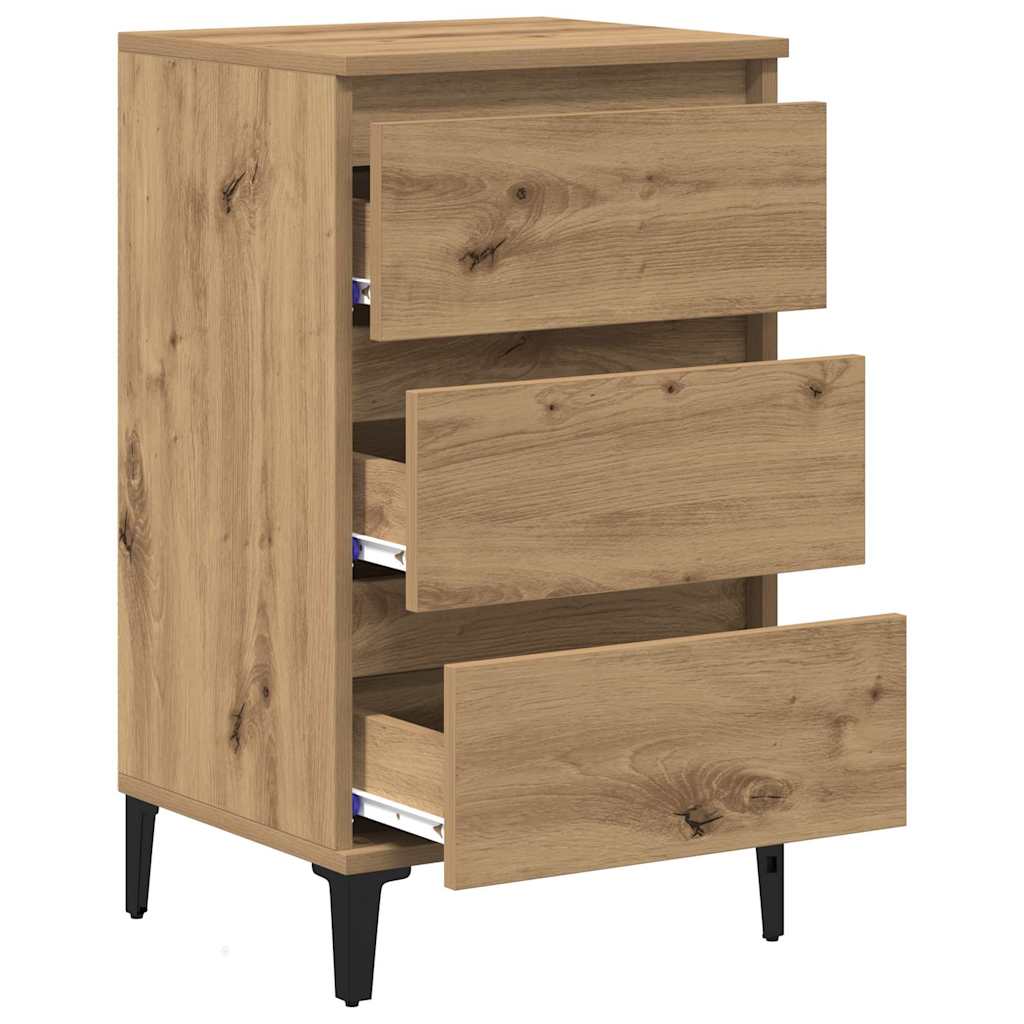 Bedside Cabinet Artisan oak 40 x 35 x 70 cm Engineered wood