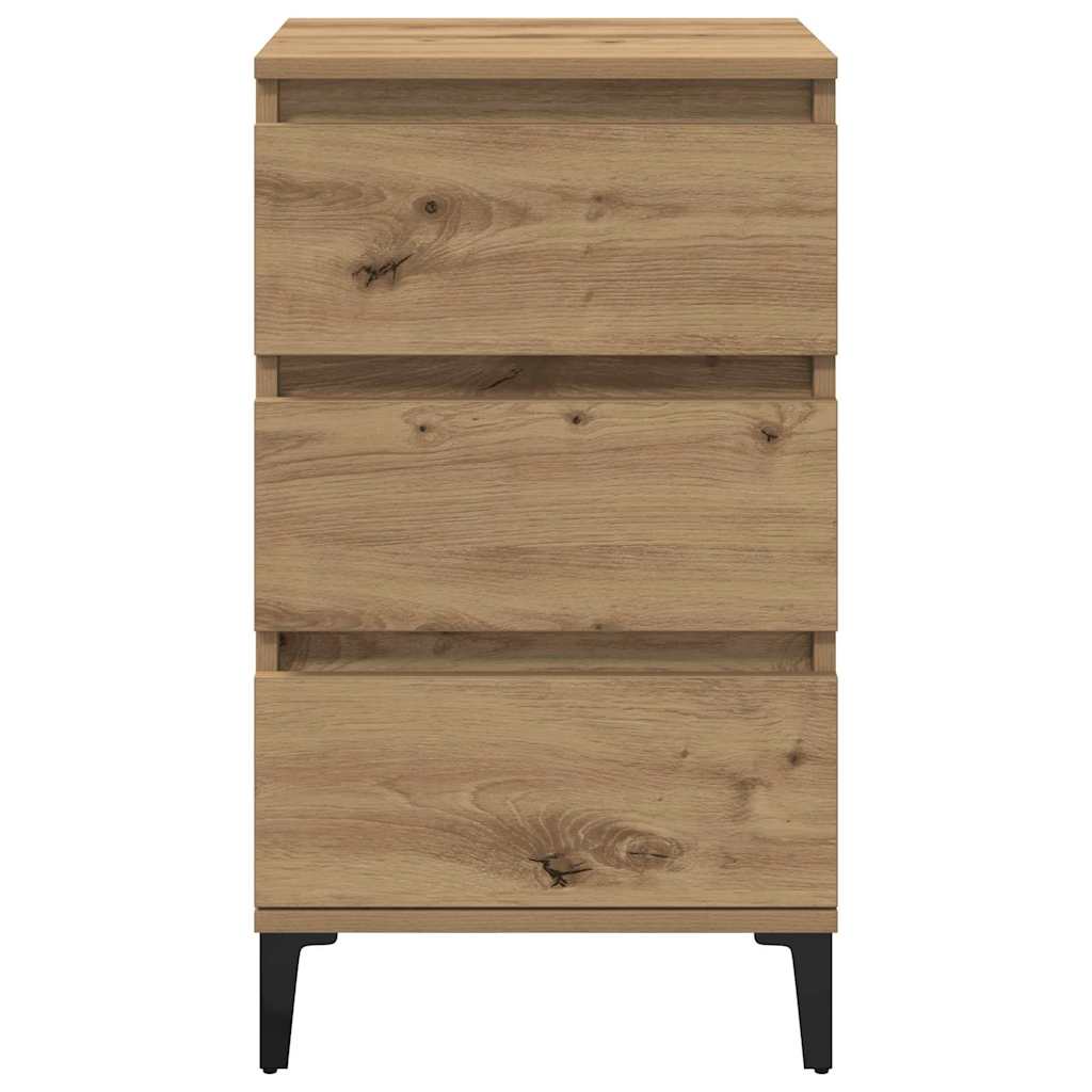Bedside Cabinet Artisan oak 40 x 35 x 70 cm Engineered wood