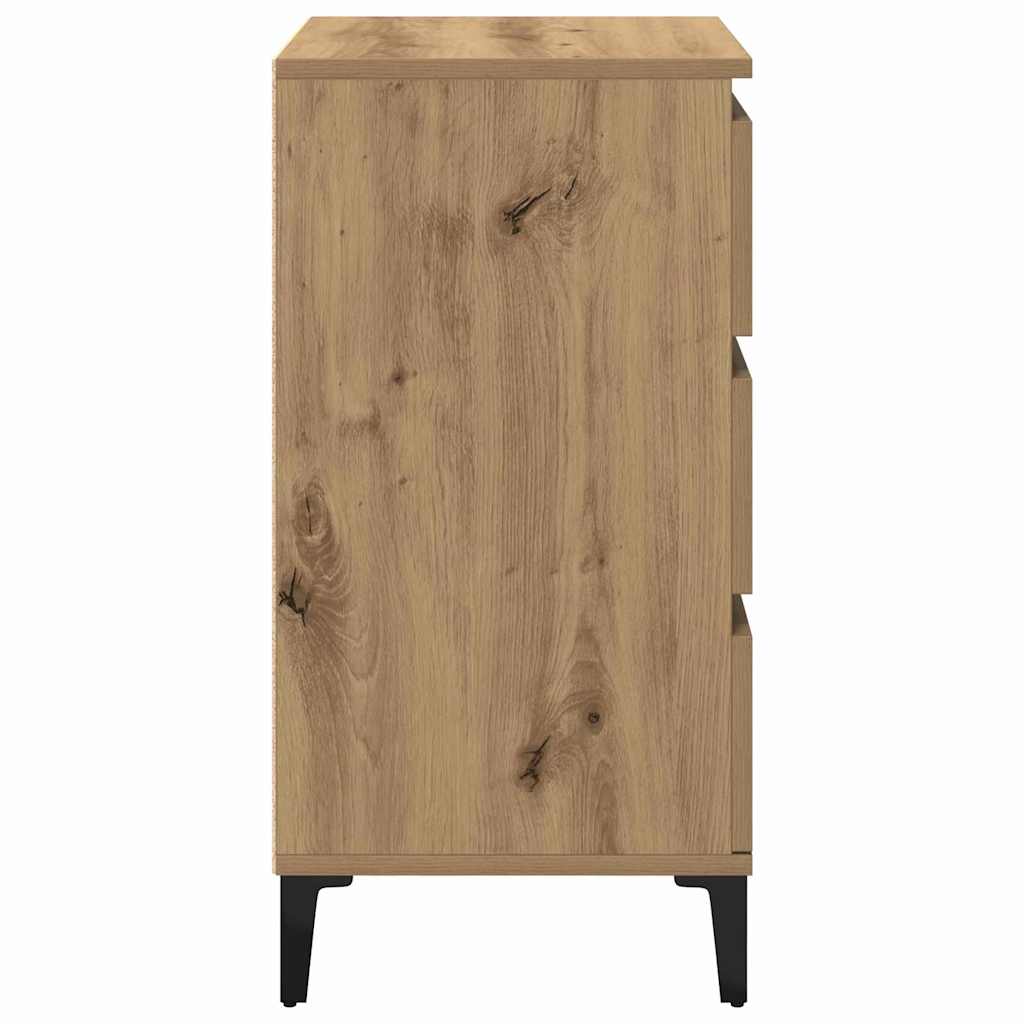 Bedside Cabinet Artisan oak 40 x 35 x 70 cm Engineered wood