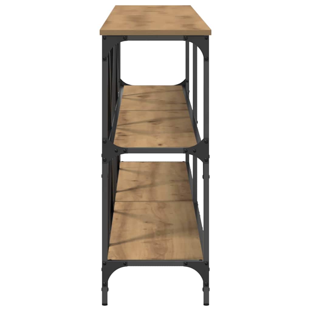 Console Table with Shelf Other Artisan oak 200 x 30 x 75 cm