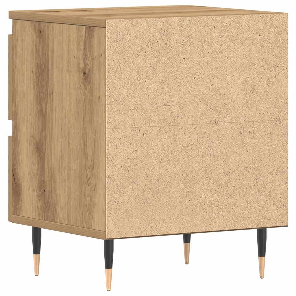 Bedside Cabinet Artisan oak 40 x 35 x 50 cm Engineered wood