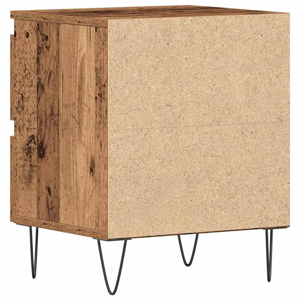 Bedside Cabinet Old wood 40 x 35 x 50 cm Engineered wood