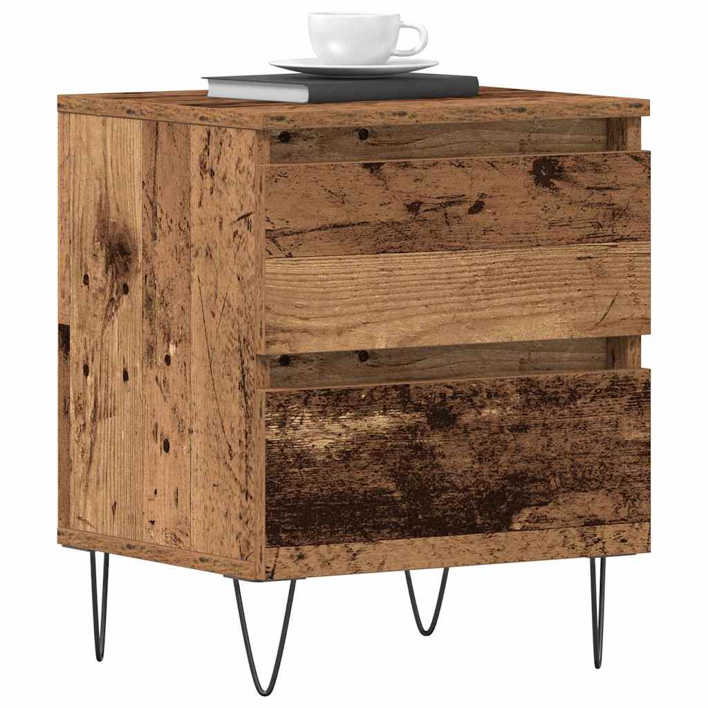Bedside Cabinet Old wood 40 x 35 x 50 cm Engineered wood