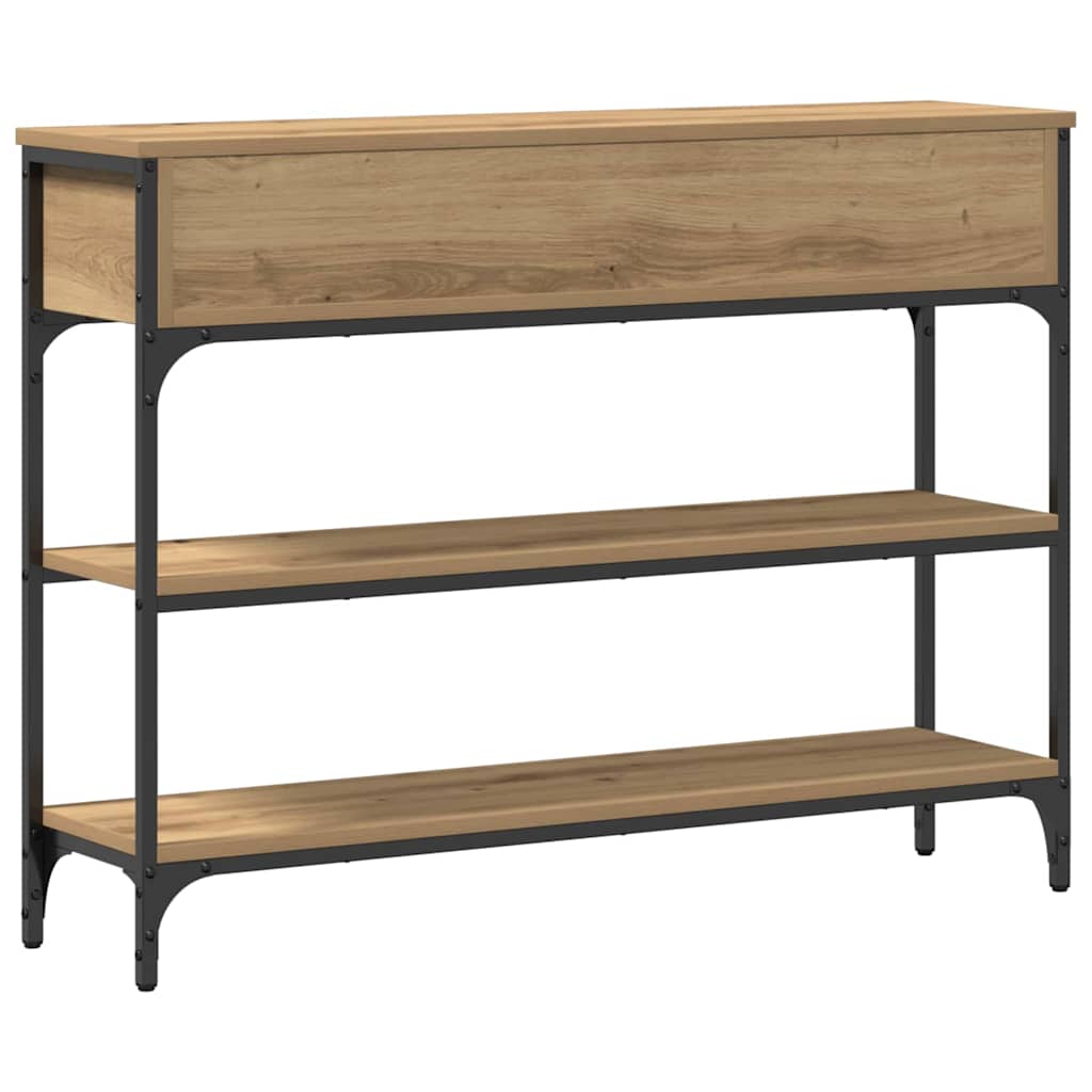 Console Table with Drawer Artisan oak 100 x 25 x 75 cm