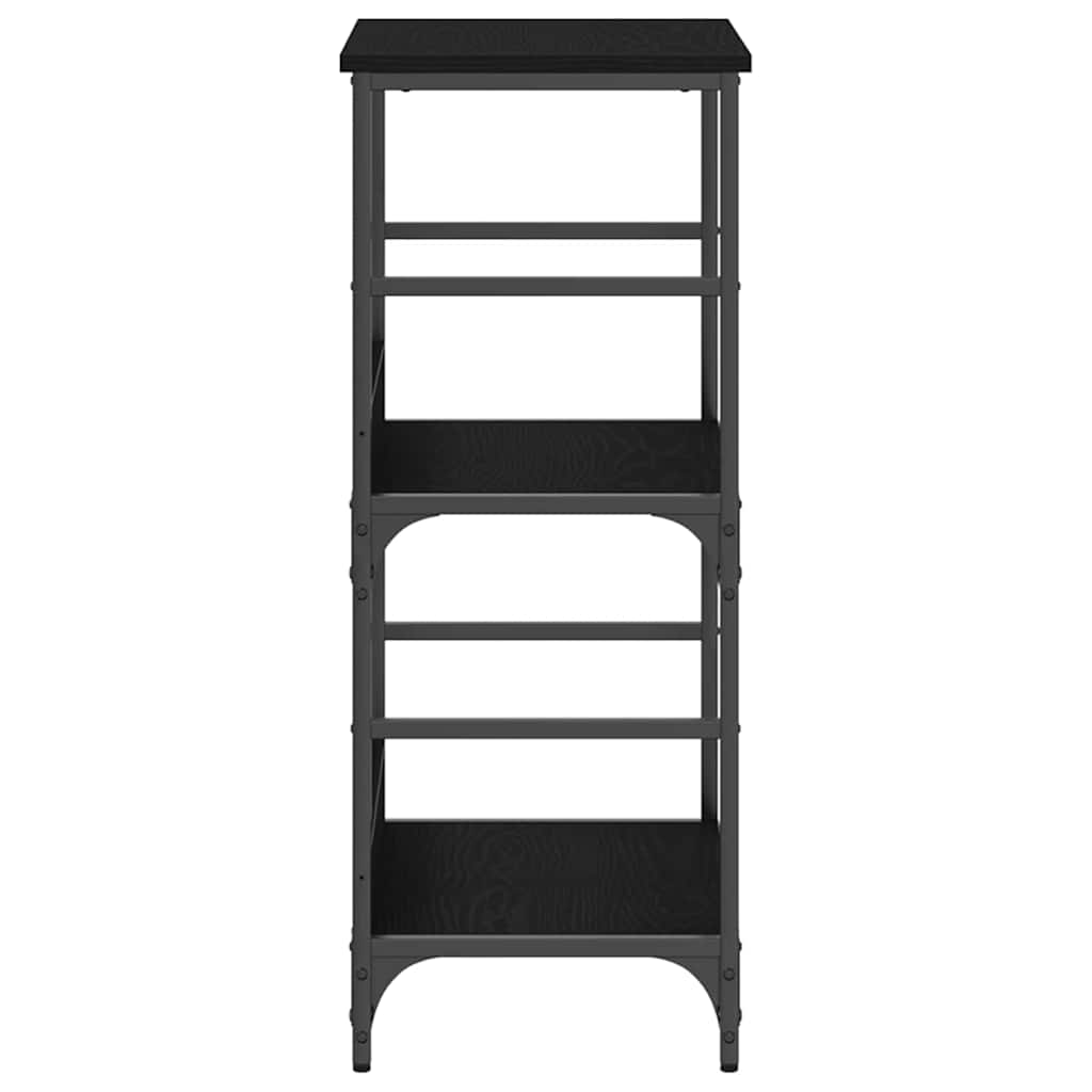 Bookshelf Black oak 50x33x82cm Engineered Wood