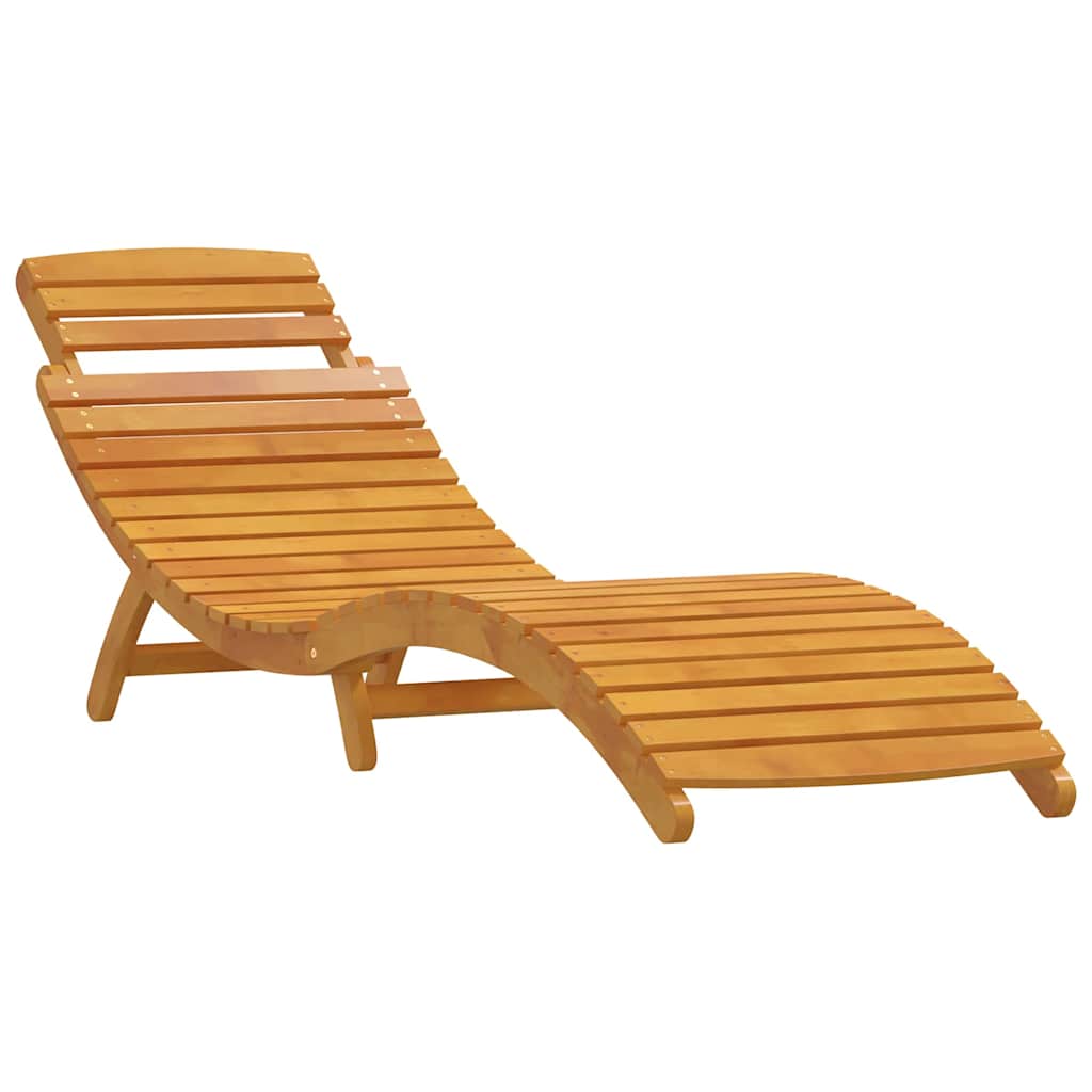 Sun lounger 3 pcs Brown 40 x 40 x 40cm Solid Acacia wood
