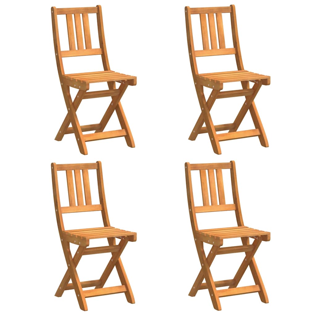 Garden Chair 4 pcs Brown 36 x 46 x 86cm Solid Acacia wood
