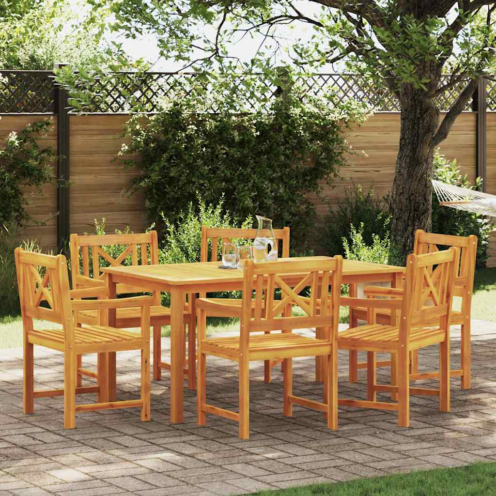Garden Chair 6 pcs Brown 56 x 56 x 90cm Solid Acacia wood