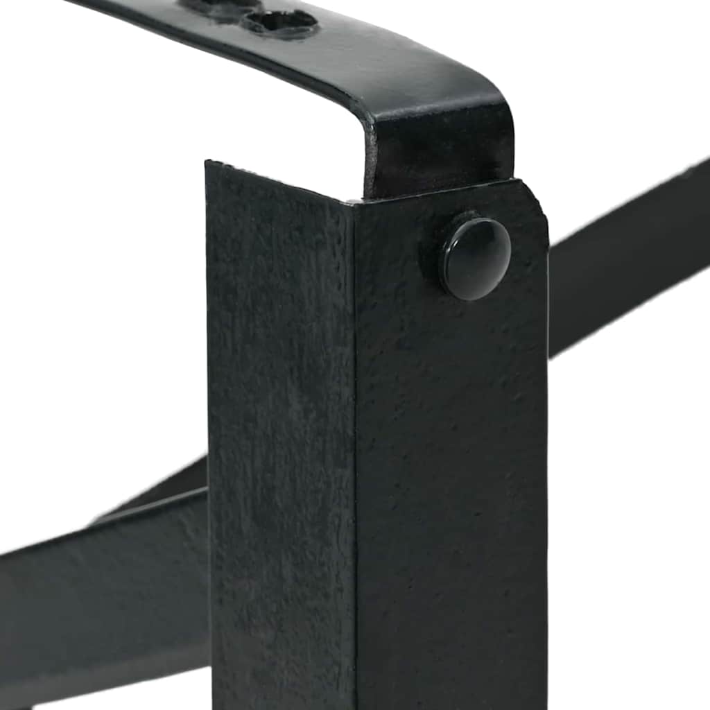 Beer Bench Legs Black Powder-Coated Steel