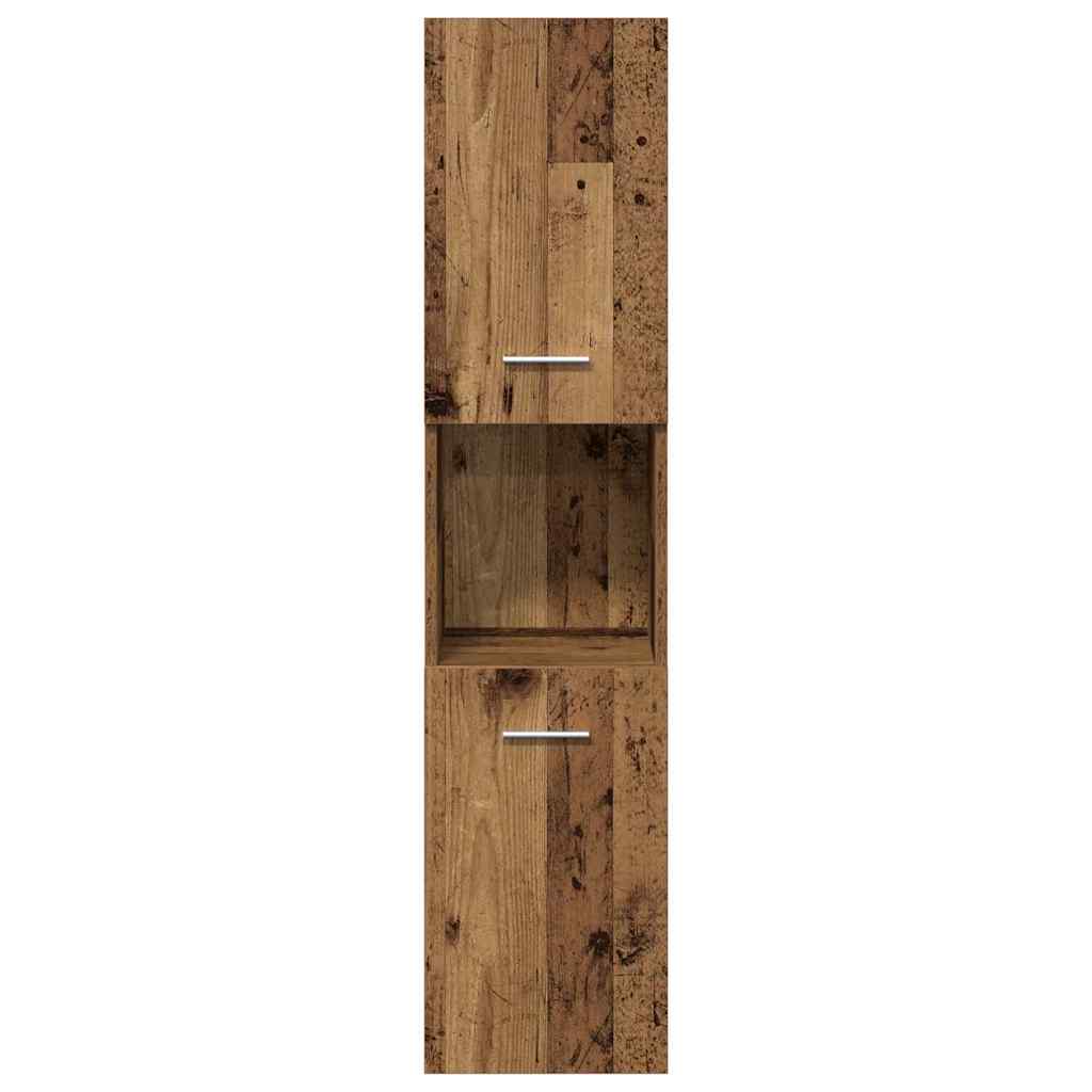 Bathroom Furniture Set 4 pcs Old Wood 41 x 38.5 x 46 cm