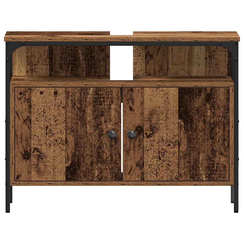 Bathroom Furniture Set with Storage 3 pcs Brown 80 x 30 x 60 cm