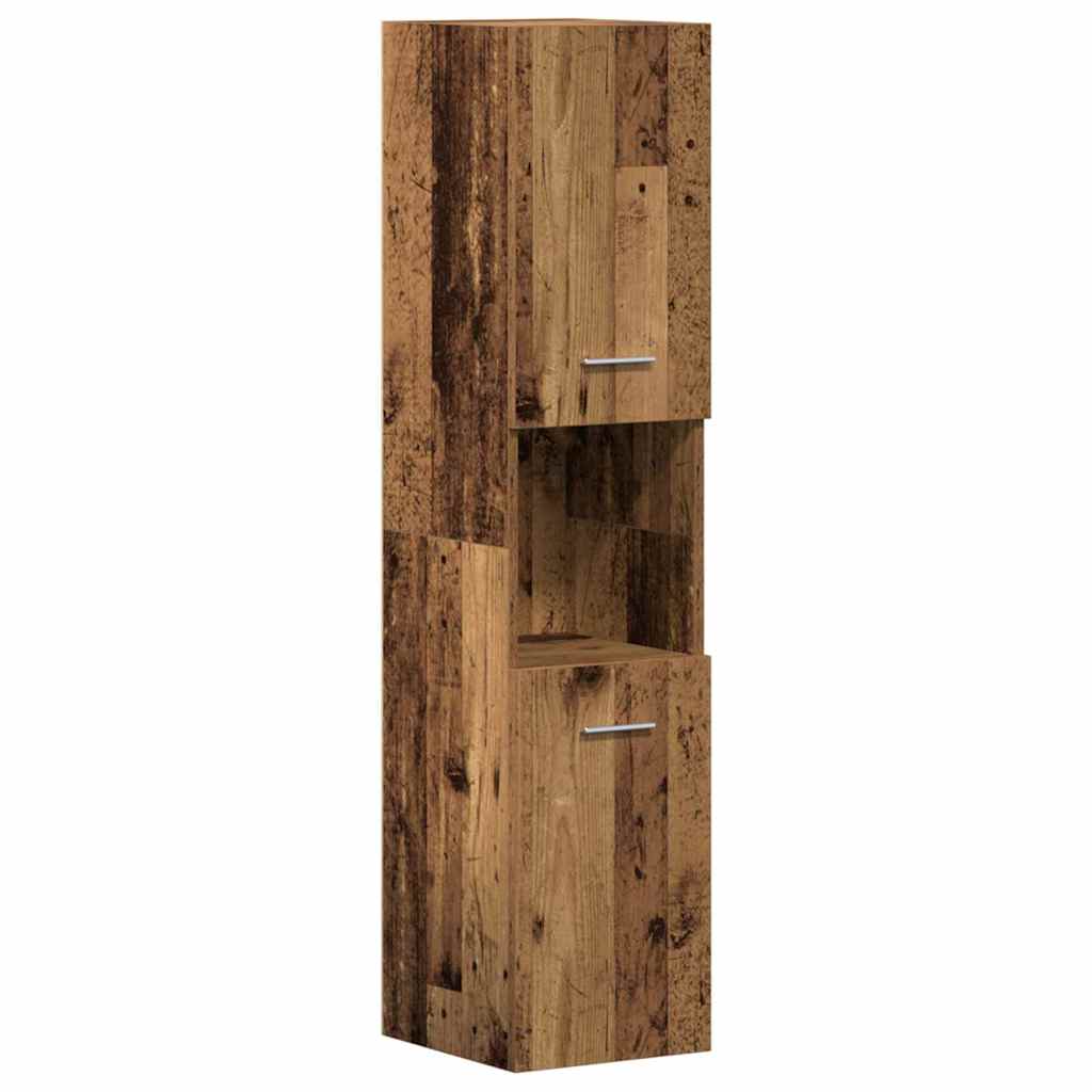 Bathroom Furniture Set 4 pcs Old Wood 41 x 38.5 x 46 cm