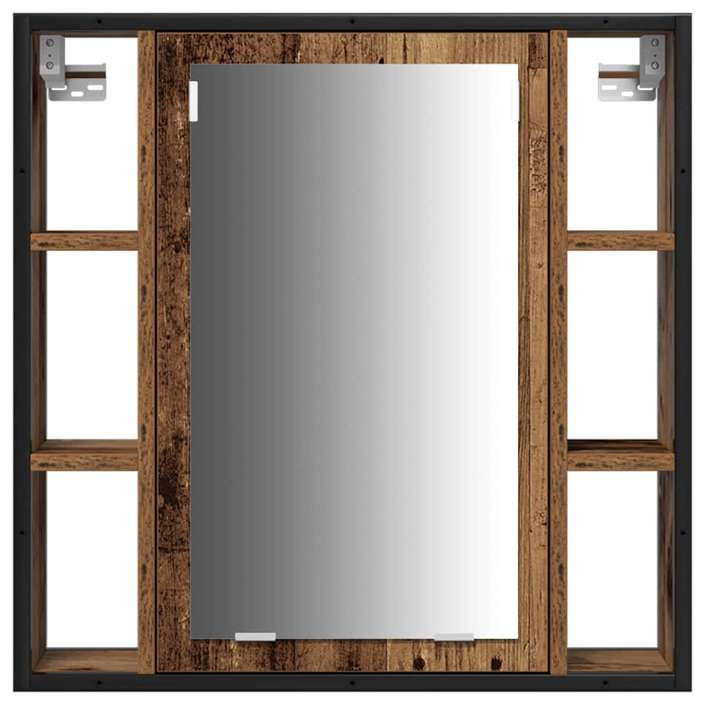 Bathroom Cabinet Set Other 4 pcs Old wood 33 x 33 x 185.5 cm