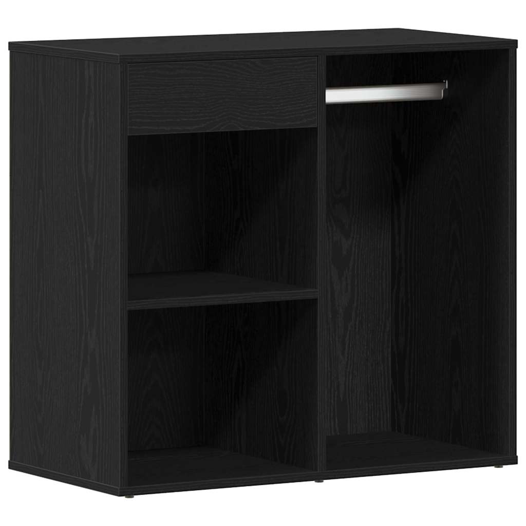 Dressing Table Set with Drawer 2 pcs Black 140 x 40 x 140 cm