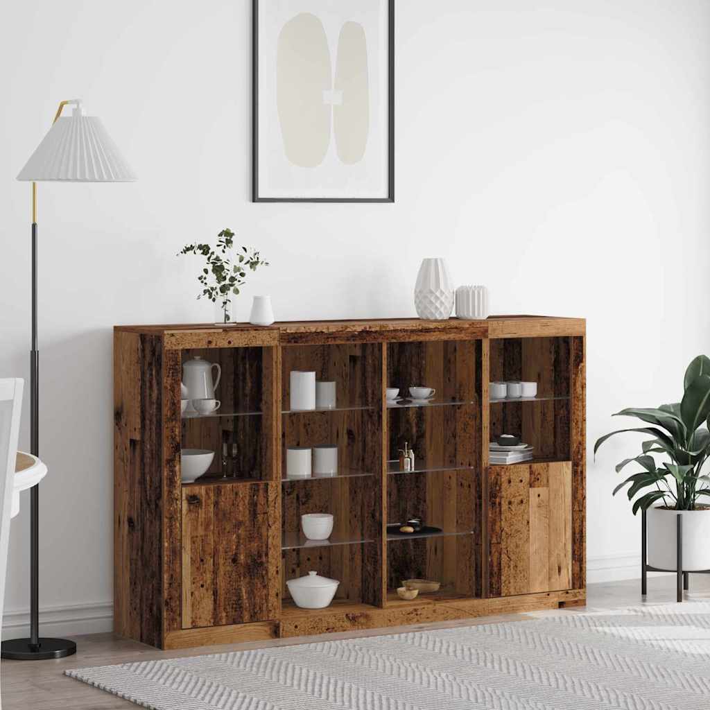 Sideboard Old wood 163 x 37 x 100 cm Engineered wood