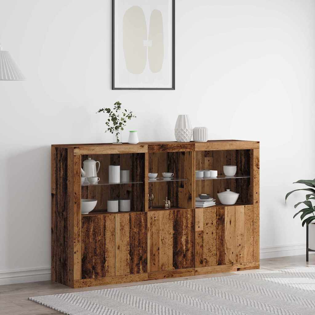 Sideboard Old wood 162 x 37 x 100 cm Engineered wood