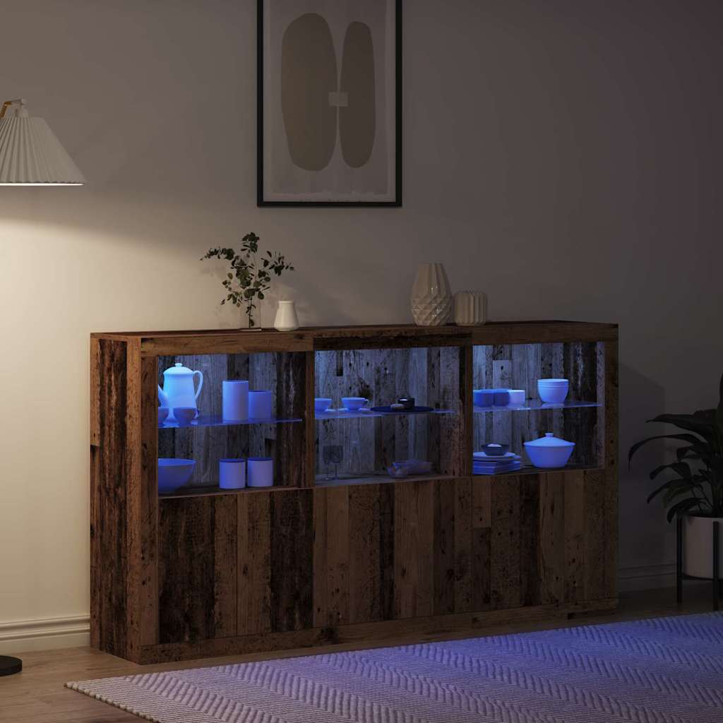 Sideboard Old wood 181.5 x 37 x 100 cm Engineered wood