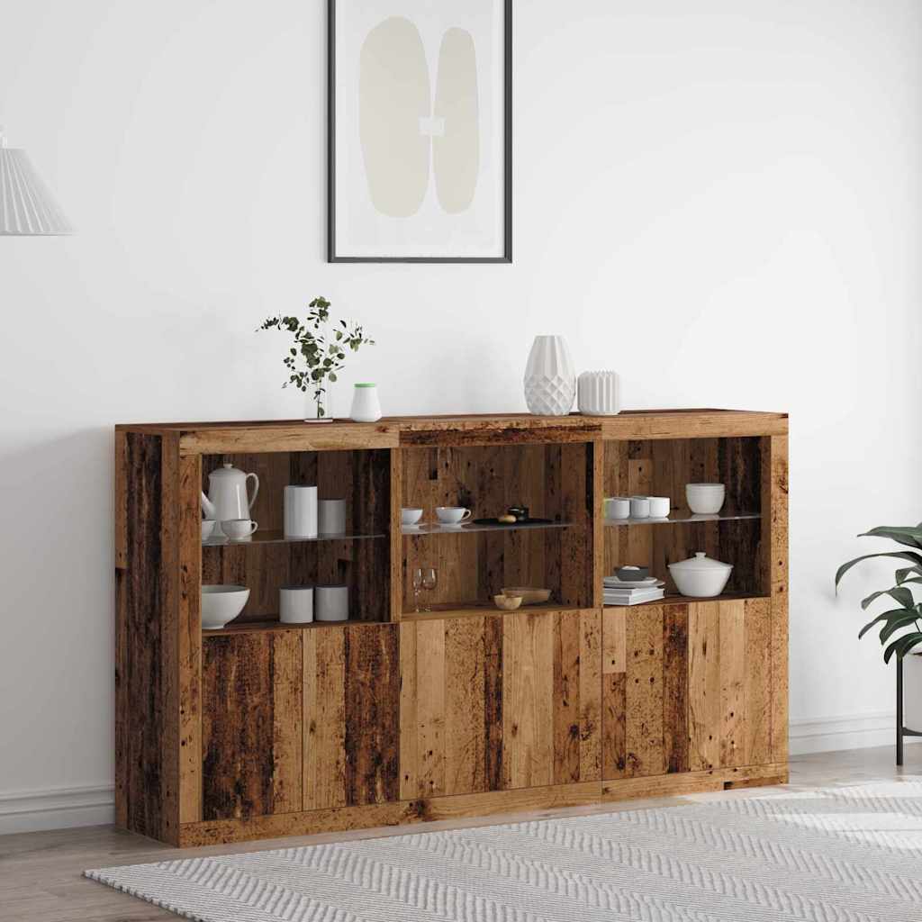 Sideboard Old wood 181.5 x 37 x 100 cm Engineered wood