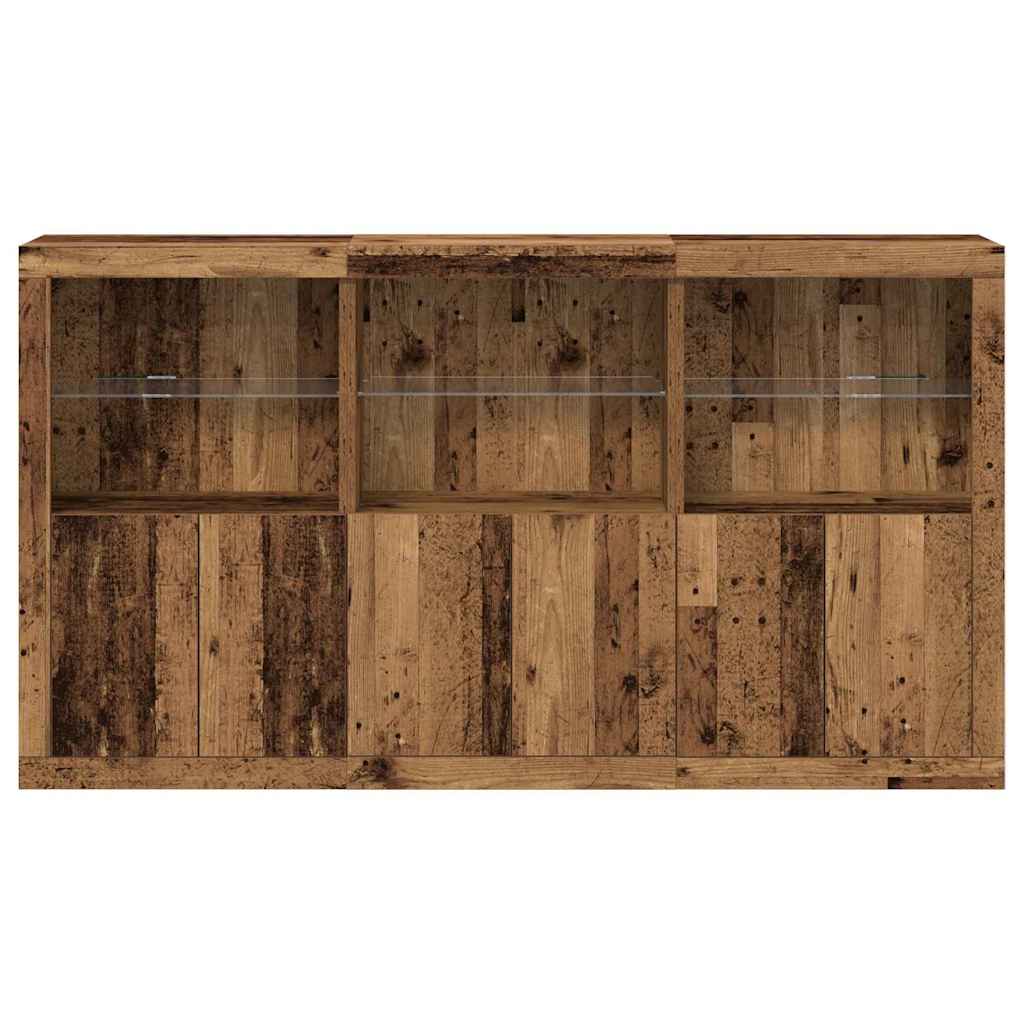 Sideboard Old wood 181.5 x 37 x 100 cm Engineered wood