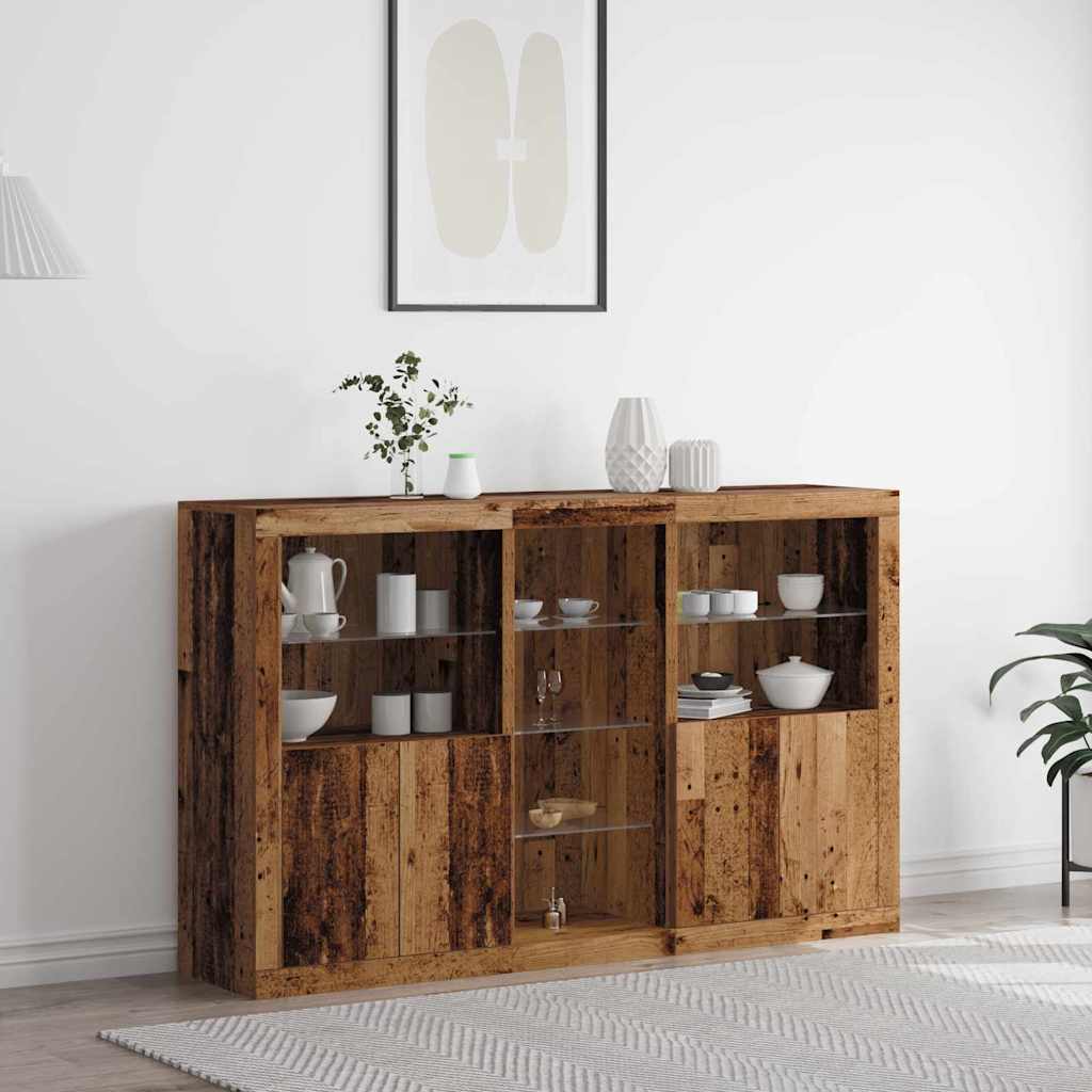 Sideboard Old wood 162 x 37 x 100 cm Engineered wood