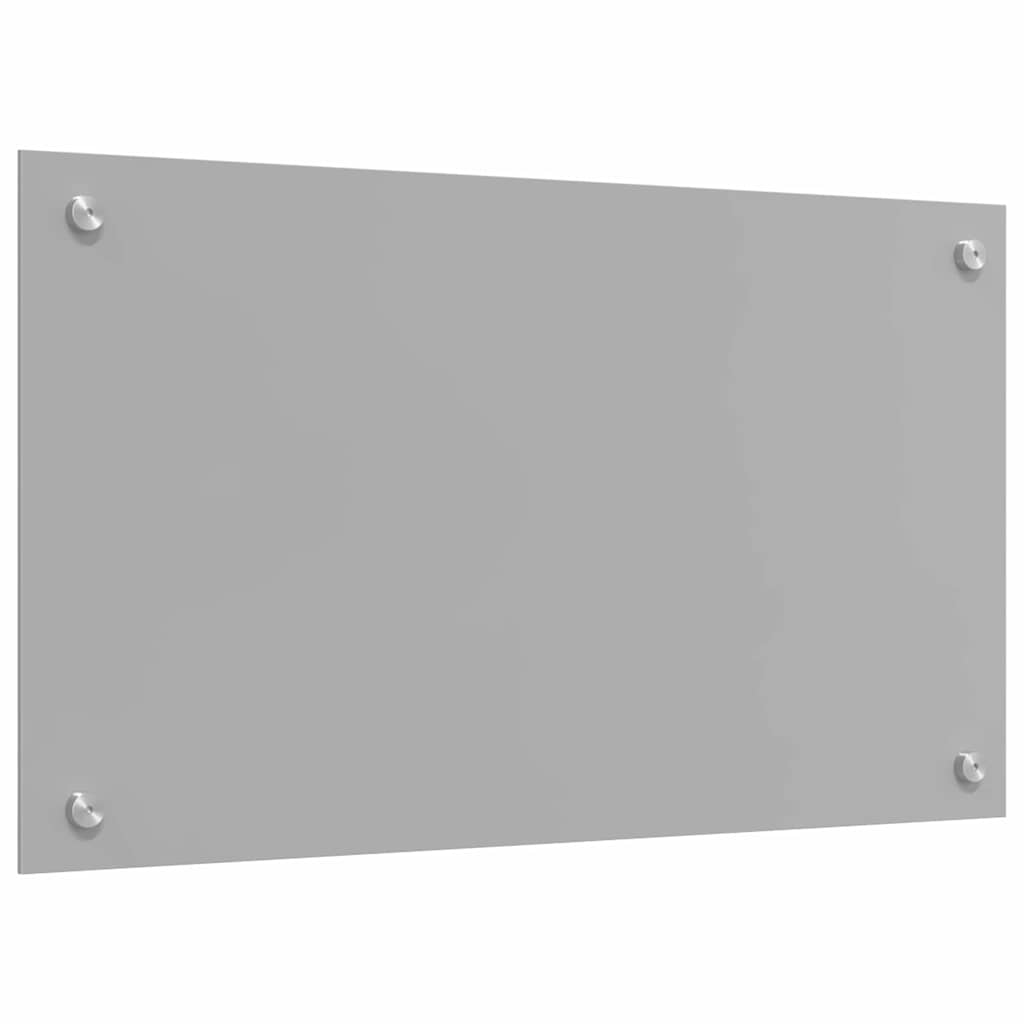 Kitchen Backsplash Light grey 70 x 40 x 0.6 cm Tempered Glass