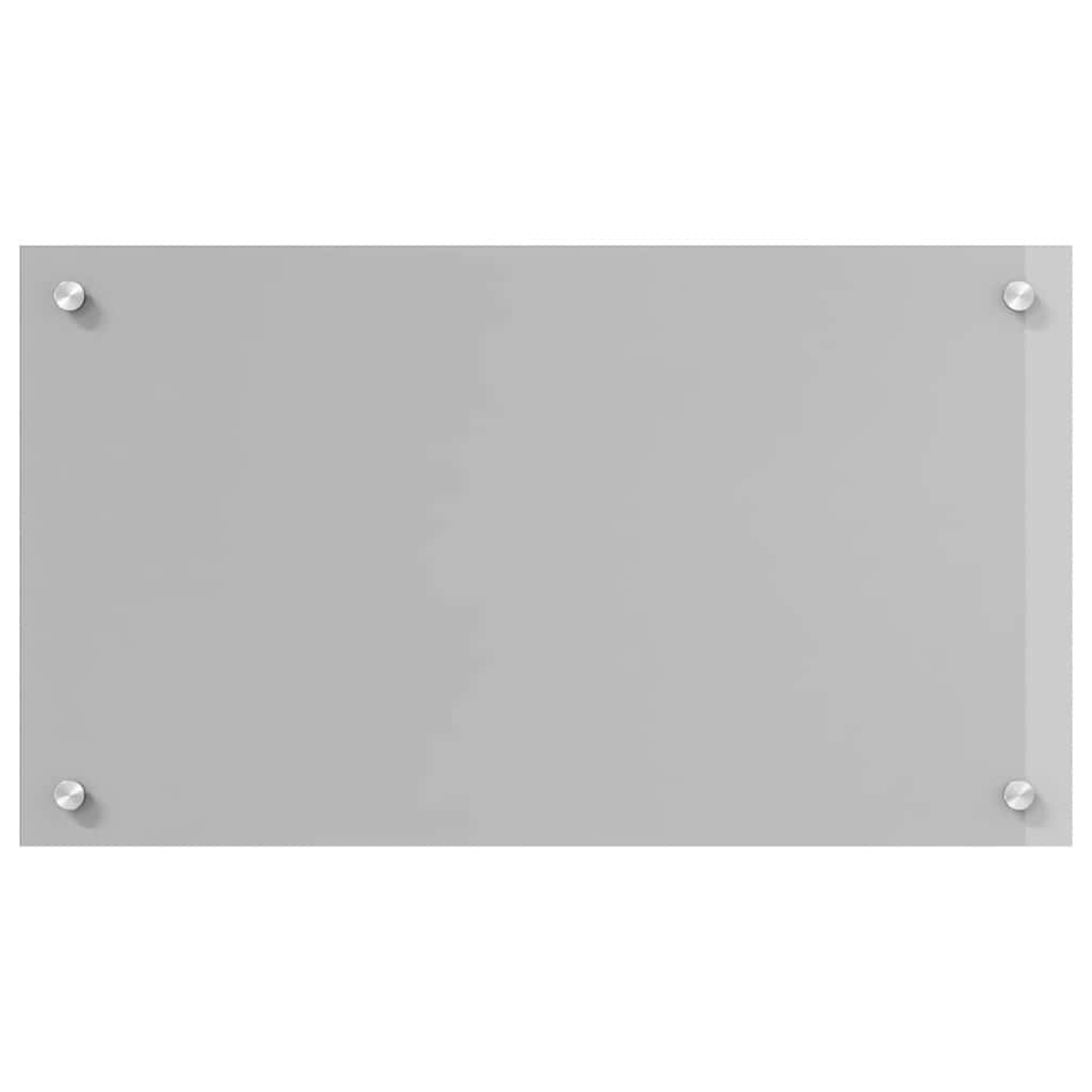 Kitchen Backsplash Light grey 70 x 40 x 0.6 cm Tempered Glass