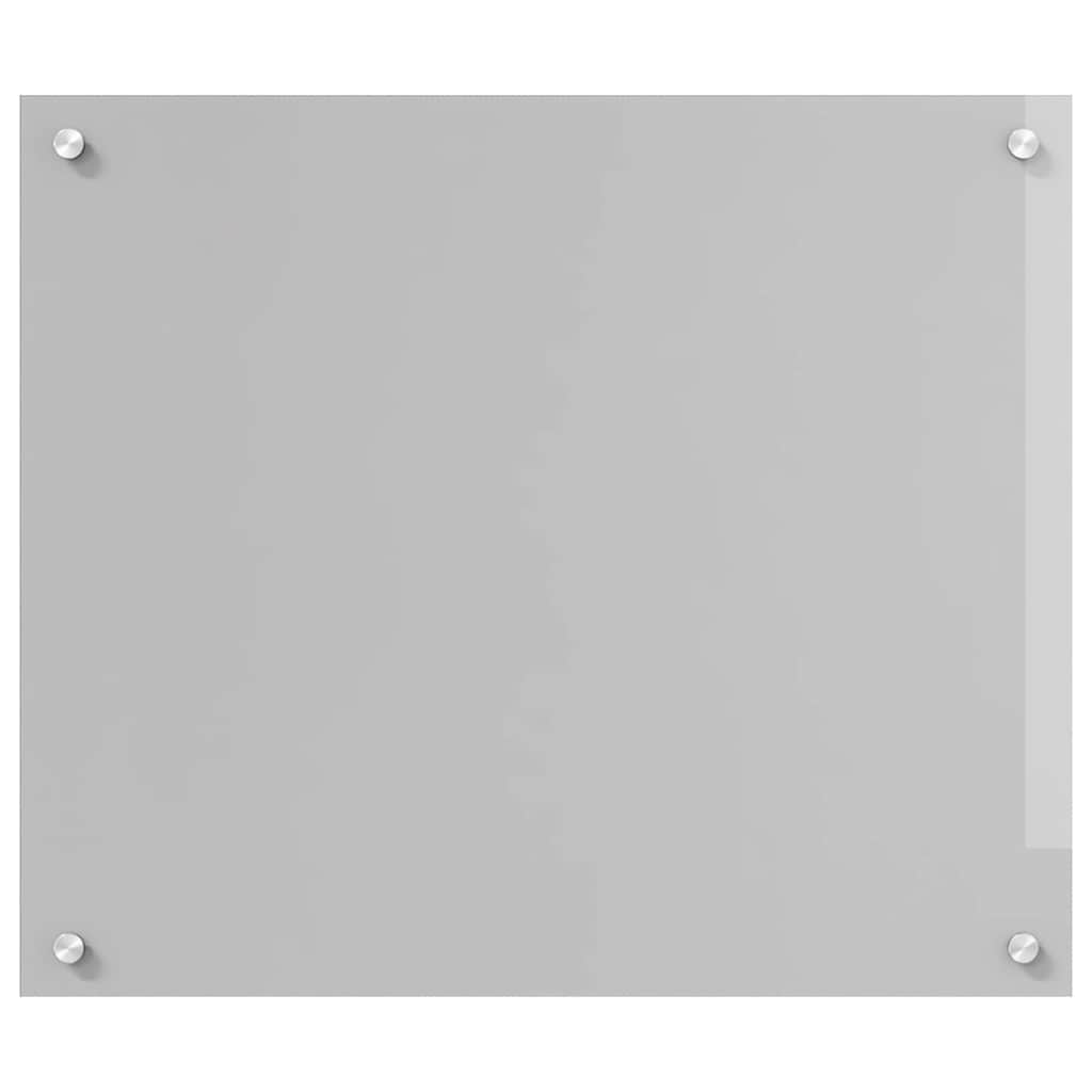 Kitchen Backsplash Light grey 70 x 60 x 0.6 cm Tempered Glass