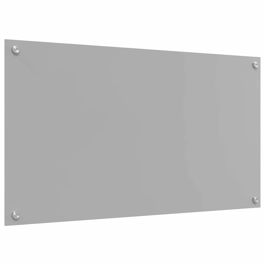 Kitchen Backsplash Light grey 90 x 50 x 0.6 cm Tempered Glass