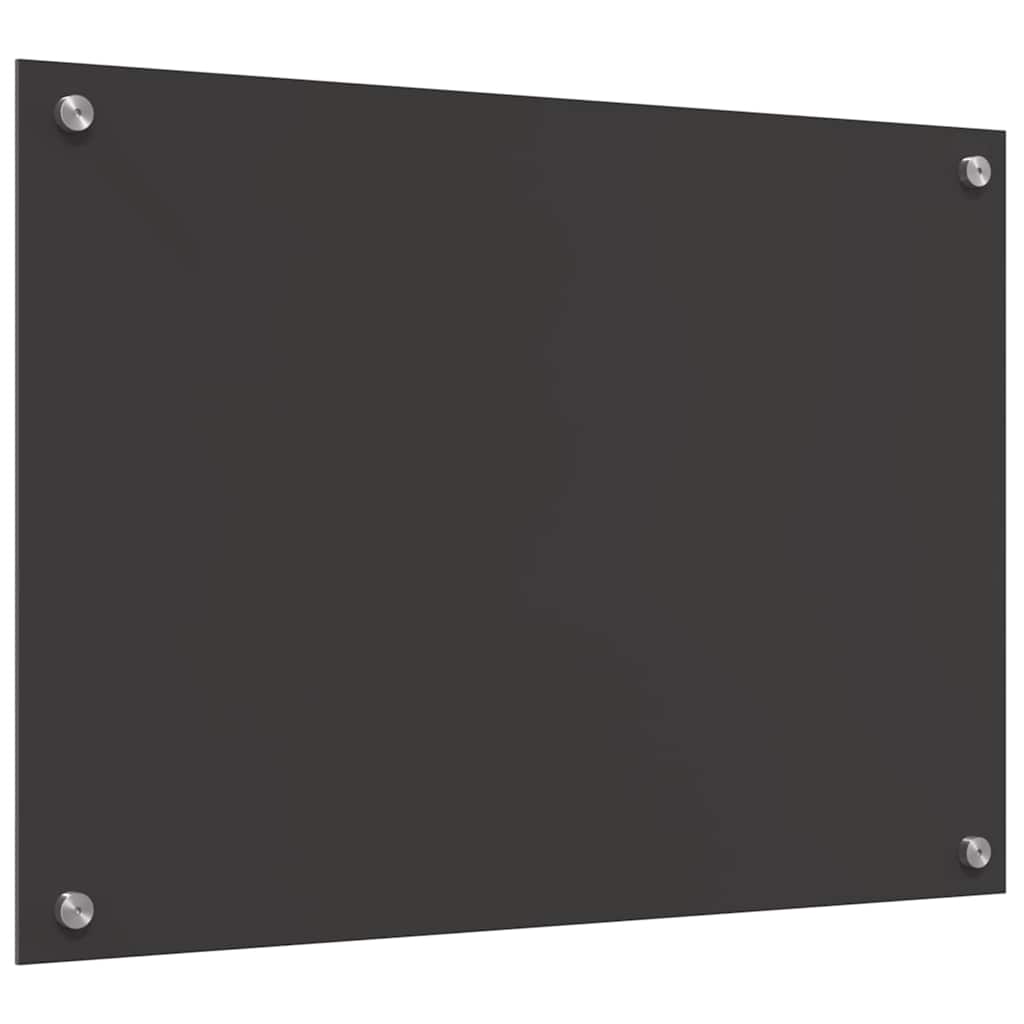 Kitchen Backsplash Dark grey 70 x 50 x 0.6 cm Tempered Glass