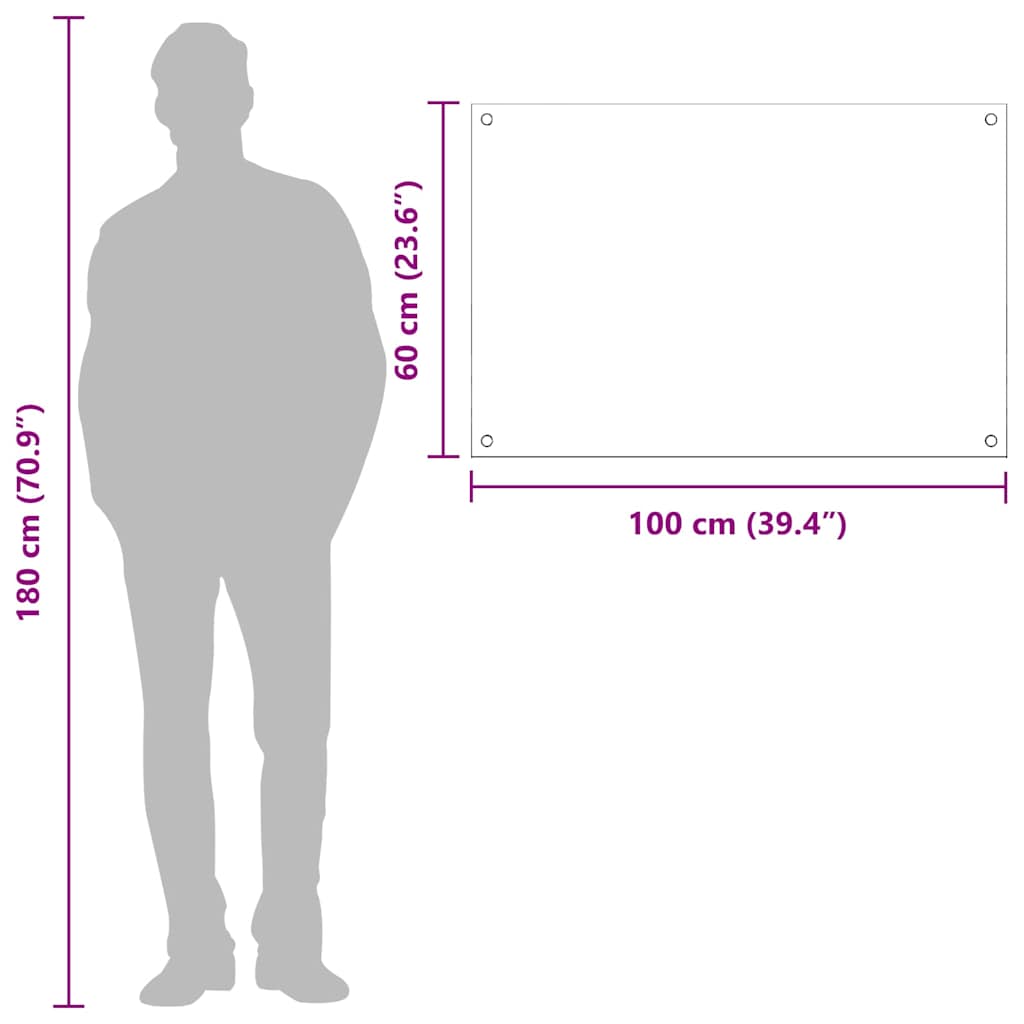 Kitchen Backsplash Yellow 100 x 60 x 0.6 cm Tempered Glass