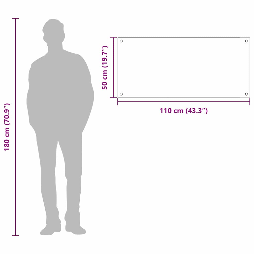 Kitchen Backsplash Black 110 x 50 x 0.6 cm Tempered Glass