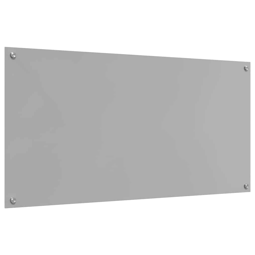 Kitchen Backsplash Light grey 120 x 60 x 0.6 cm Tempered Glass