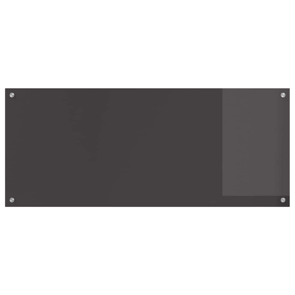 Kitchen Backsplash Dark grey 120 x 50 x 0.6 cm Tempered Glass