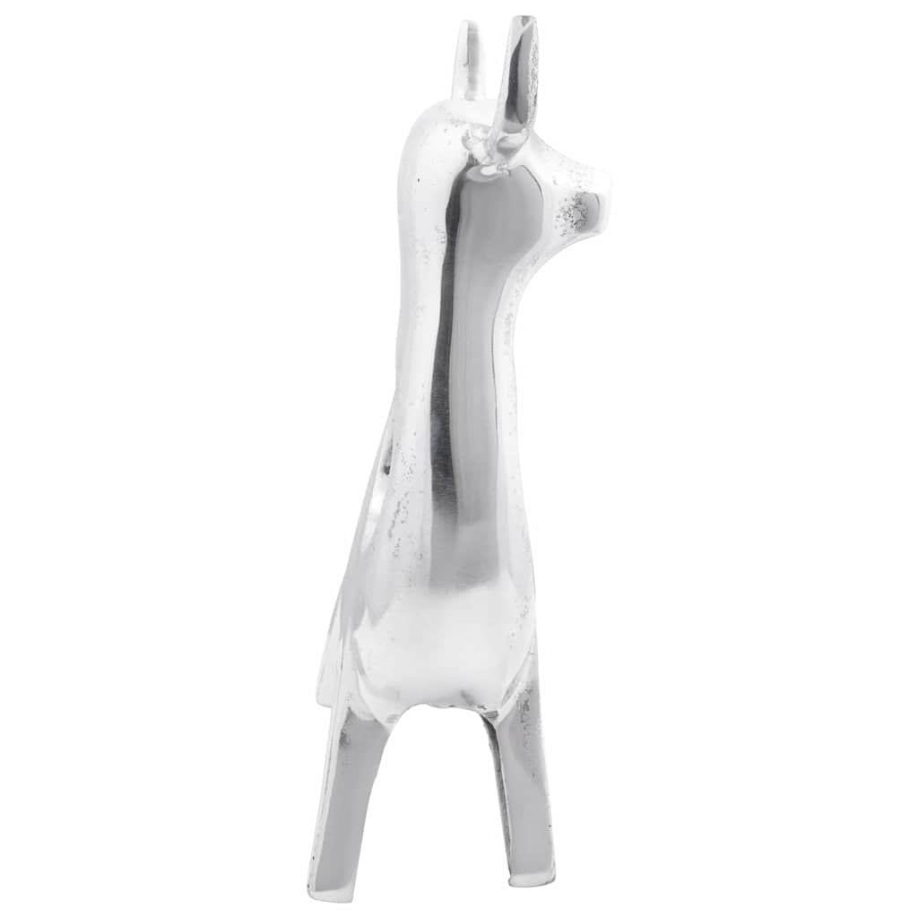 Bull Sculpture Silver 22 x 9.5 x 34 cm Aluminium